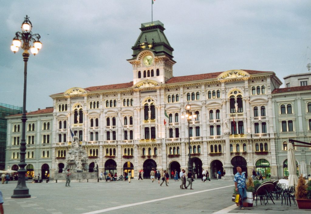 A picture of Palazzo Comunale in Triest, Italy. Book a day trip from Istria to Triest at www.krug-travel.com.