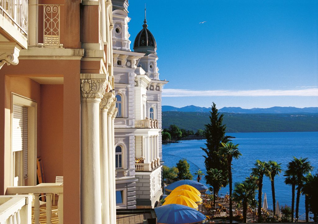 A picture of Austrian Villas in Opatija. Very nice!